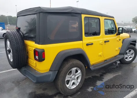 2020 Jeep Wrangler Unlimited Sport S 4X4 из США, поврежденный, VIN 1C4HJXDN8LW269539